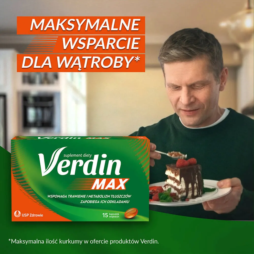 Verdin Max, suplement diety, 15 kapsułek 