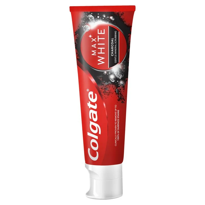 Colgate Max White Charcoal wybielająca pasta do zębów, 75 ml