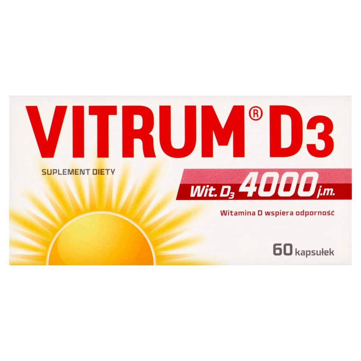 Vitrum® D3 4000 j.m. 60 kapsułek