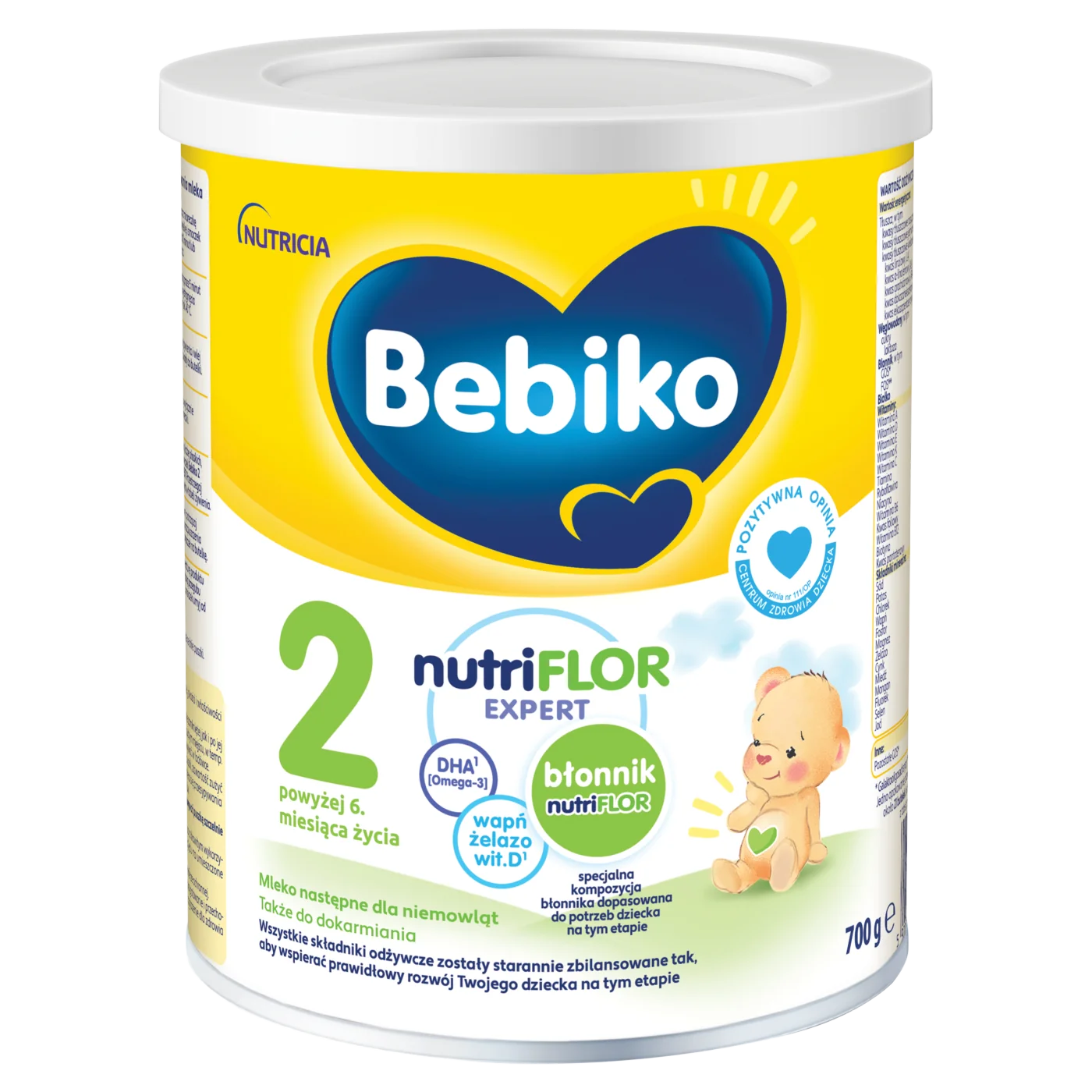 Bebiko 2 Nutriflor Expert mleko następne dla niemowląt powyżej 6. miesiąca życia, 700 g