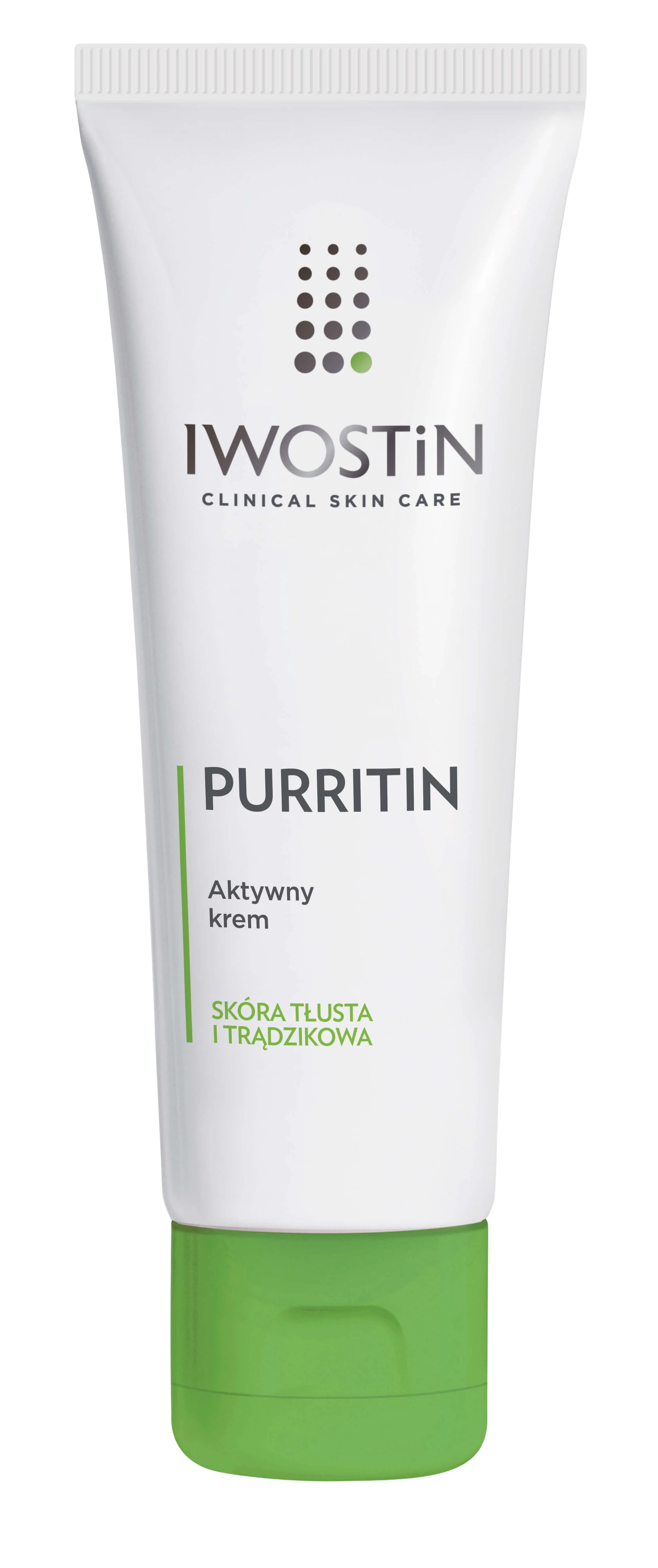 Iwostin Purritin, aktywny krem do skóry tłustej i trądzikowej, 40 ml