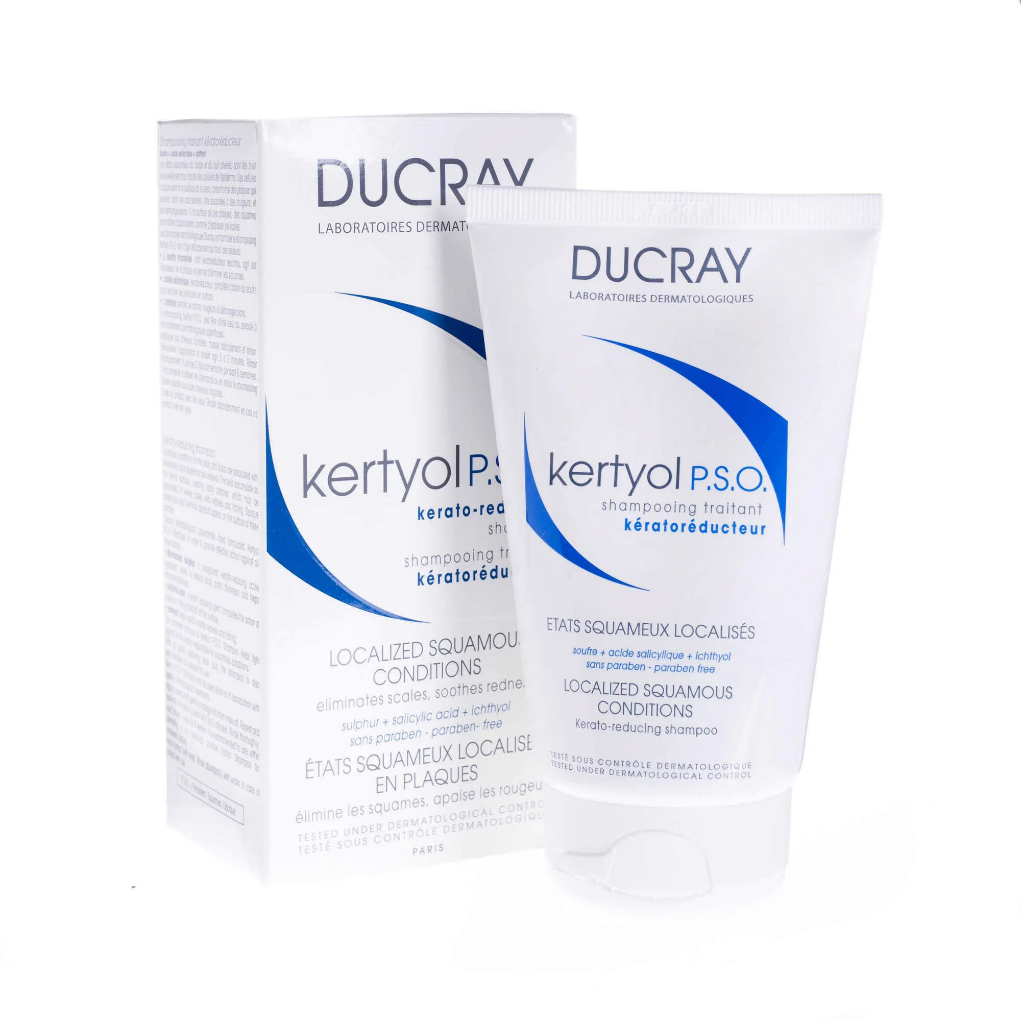 Ducray Kertyol P.S.O szampon o działaniu keratolitycznym, łuszczenie skóry głowy, 125ml 