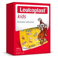 Leukoplast Kids, plaster z opatrunkiem, 6 cm x 1 m, 1 sztuka