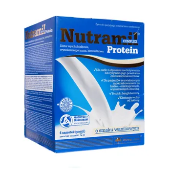 Olimp Nutramil Complex Protein, proszek, smak waniliowy, 6 saszetek 