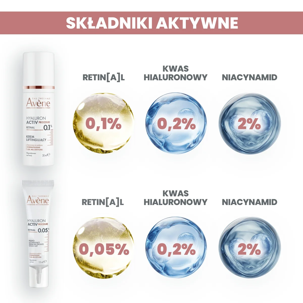Avène Hyaluron Active Procedure krem liftingujący, 30 ml