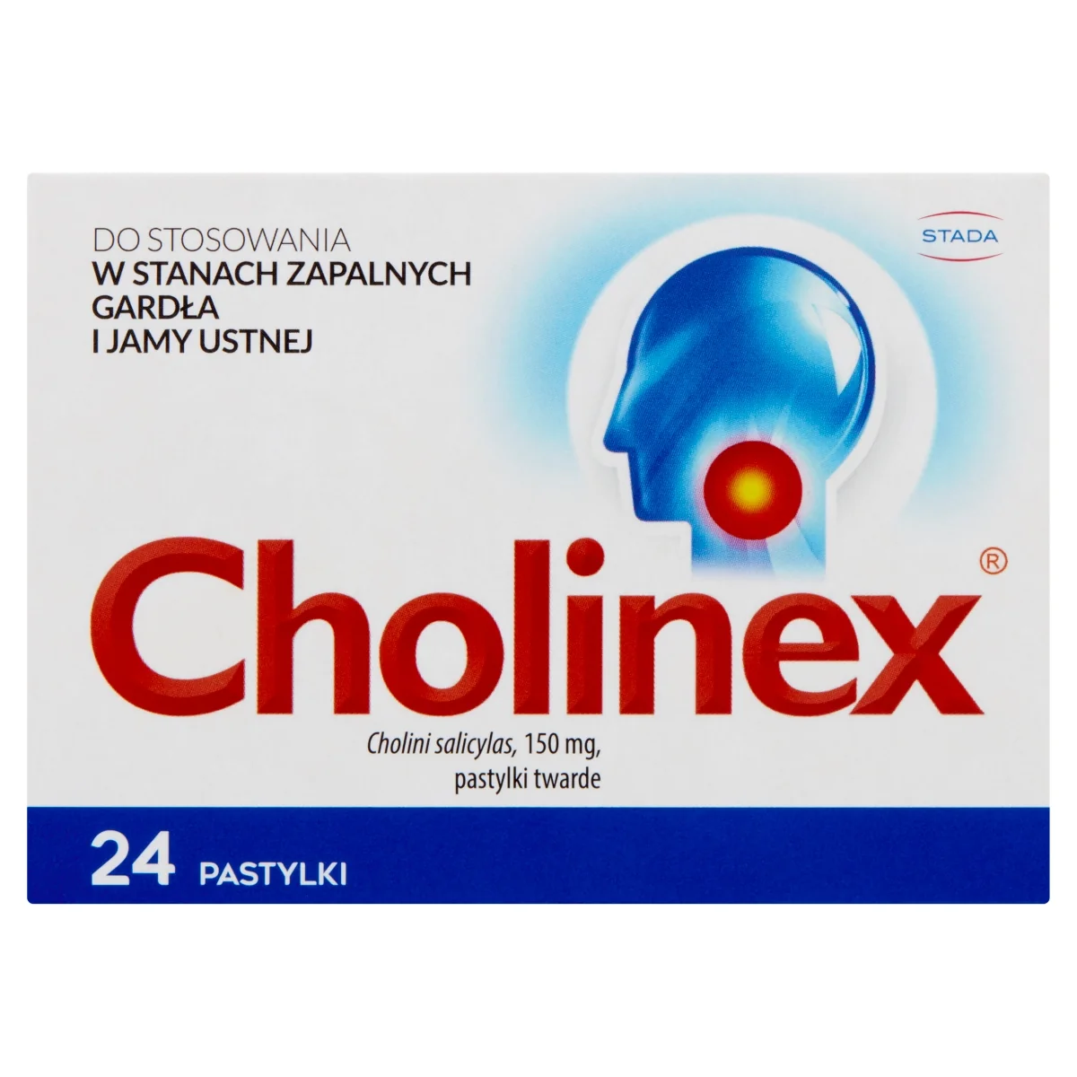 Cholinex 24 pastylki twarde