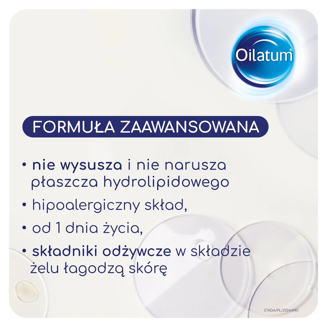 Oilatum Formuła Zaawansowana Delikatny żel do mycia ciała, 400 ml