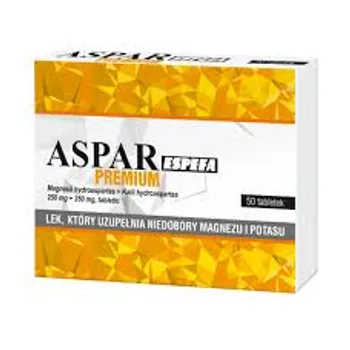 Aspar Espefa Premium, 0,25g+0,25g, 50 tabletek 