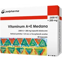 Vitaminum A+E Medana, 40 kapsułek