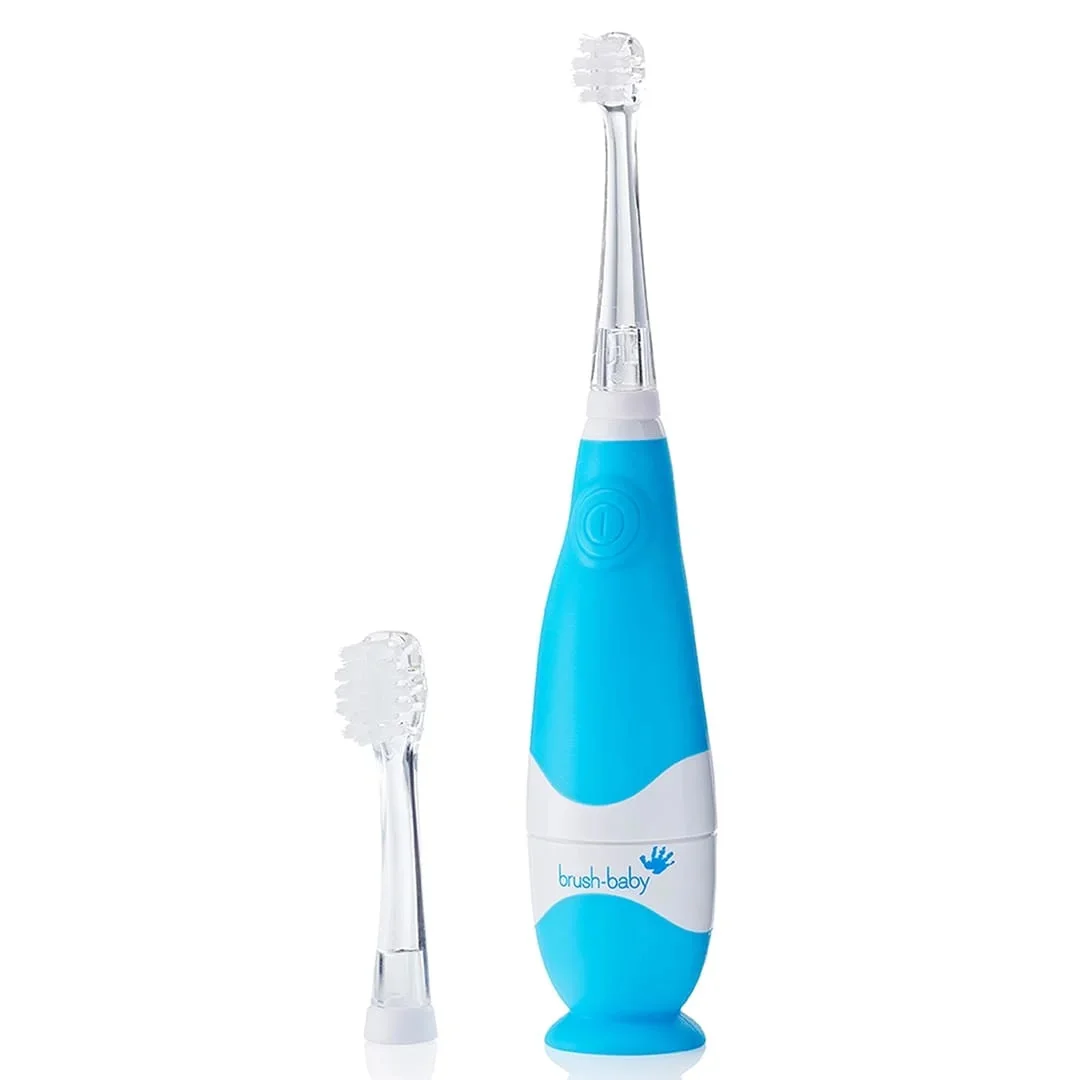 Brush-Baby BabySonic szczoteczka soniczna dla dzieci w wieku 0-3 lat Blue, 1 sztuka