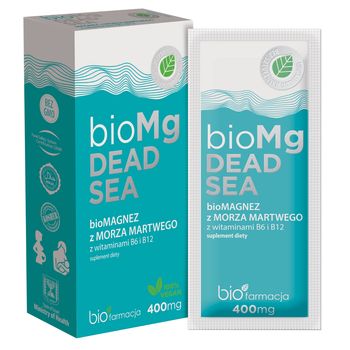 Biofarmacja bioMg DEAD SEA naturalny magnez z Morza Martwego, 7 szt. 