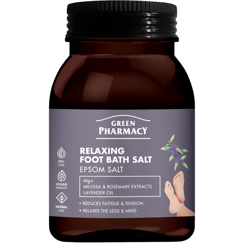 Green Pharmacy relaksująca sól do stóp, 400 g