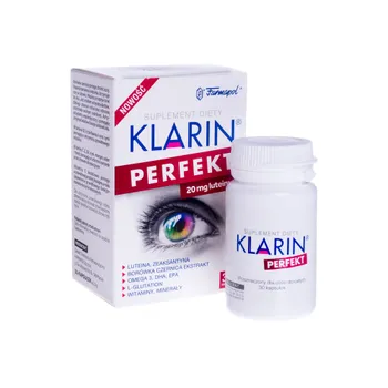 KLARIN Perfekt, suplement diety wspomagający dobre widzenie, 30 kapsułek 