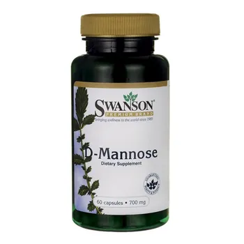 Swanson, D-mannoza, 700 mg, suplement diety, 60 kapsułek 
