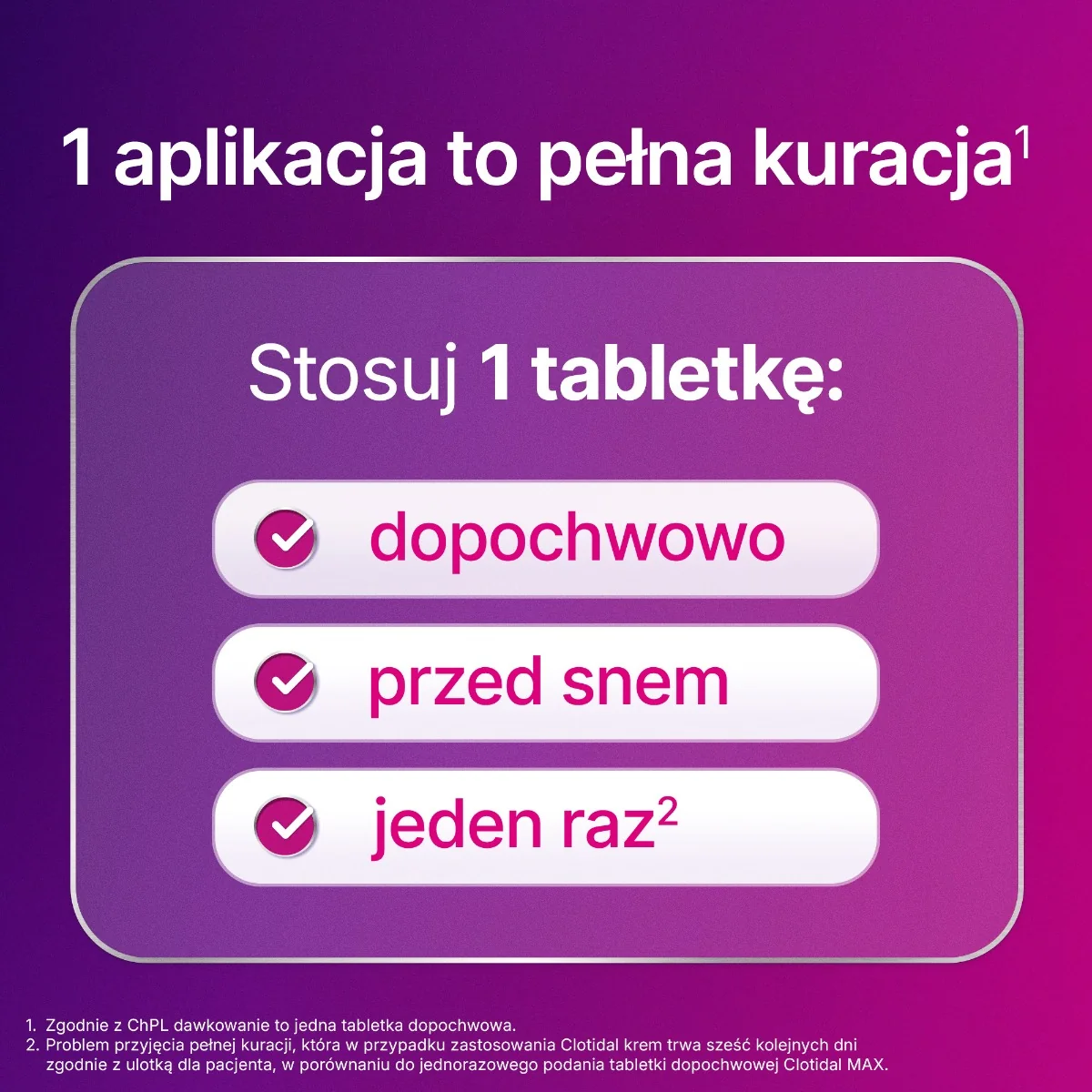 Clotidal MAX 500 mg 1 tabletka dopochwowa