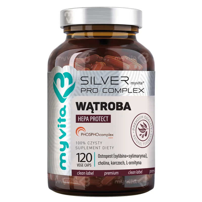 MyVita Silver Pro Complex Wątroba 120 kapsułek
