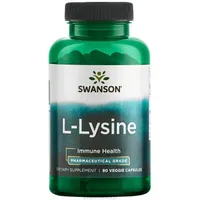 Swanson AjiPure L-lizyna, suplement diety, 90 kapsułek