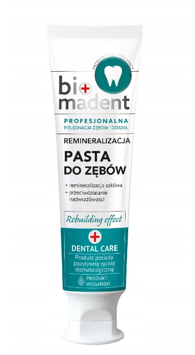 Bio Madent profesjonalna pasta do zębów wrażliwych REMINERALIZACJA, 100 ml