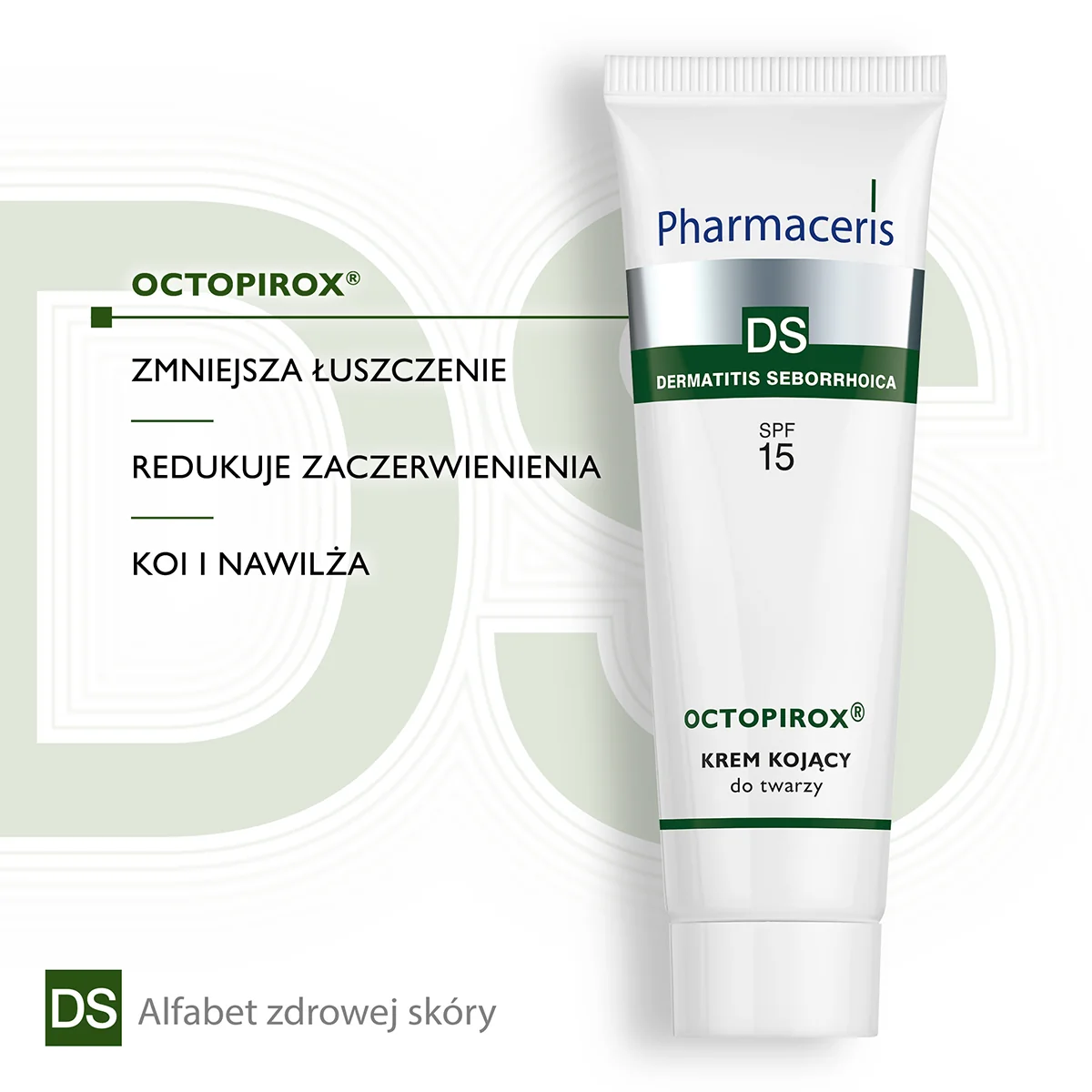 Pharmaceris DS Octopirox kojący krem do twarzy SPF 15, 30 ml