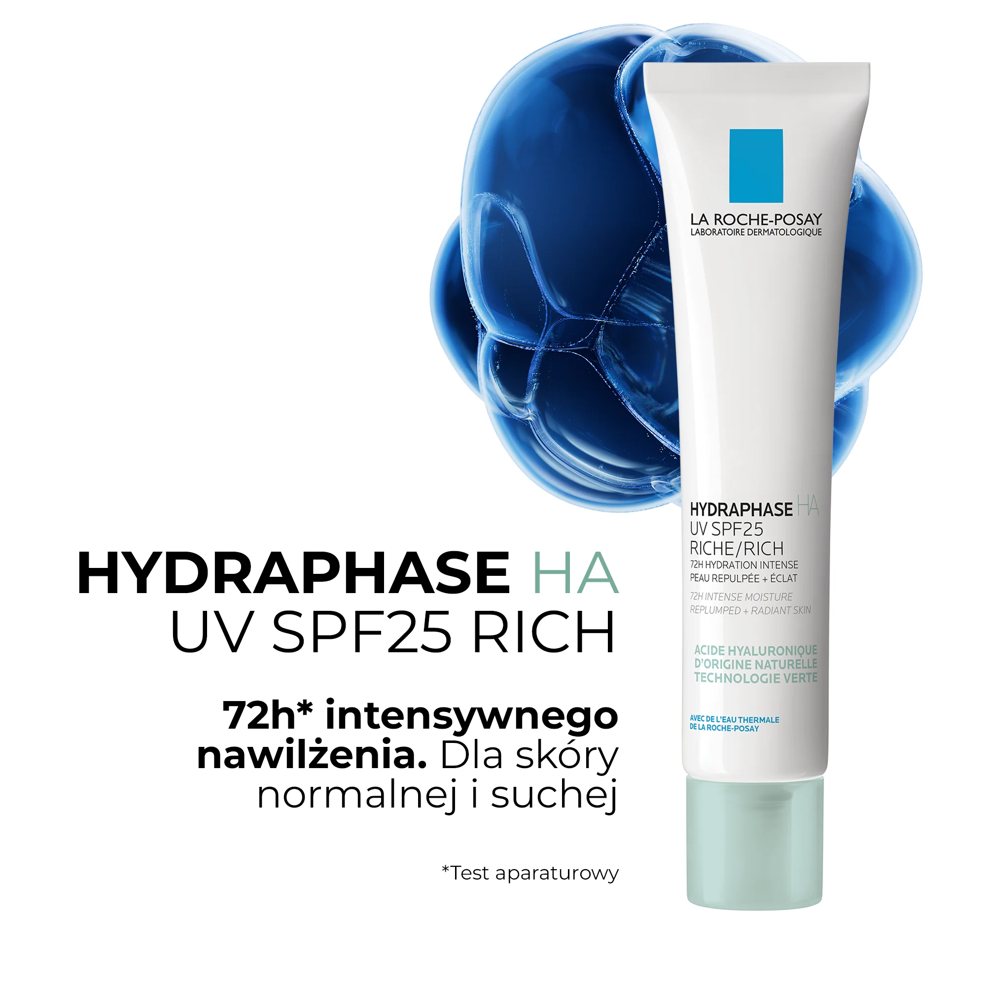 La Roche-Posay Hydraphase HA UV SPF 25 Rich krem nawilżający 40 ml