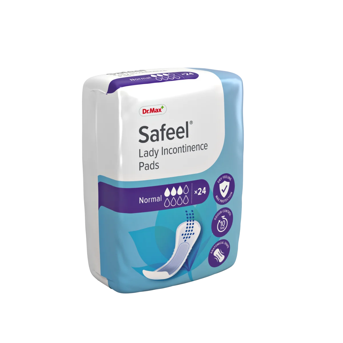 Safeel Lady Incontinence Pads Normal Dr. Max wkładki do inkontynencji, 24 sztuki