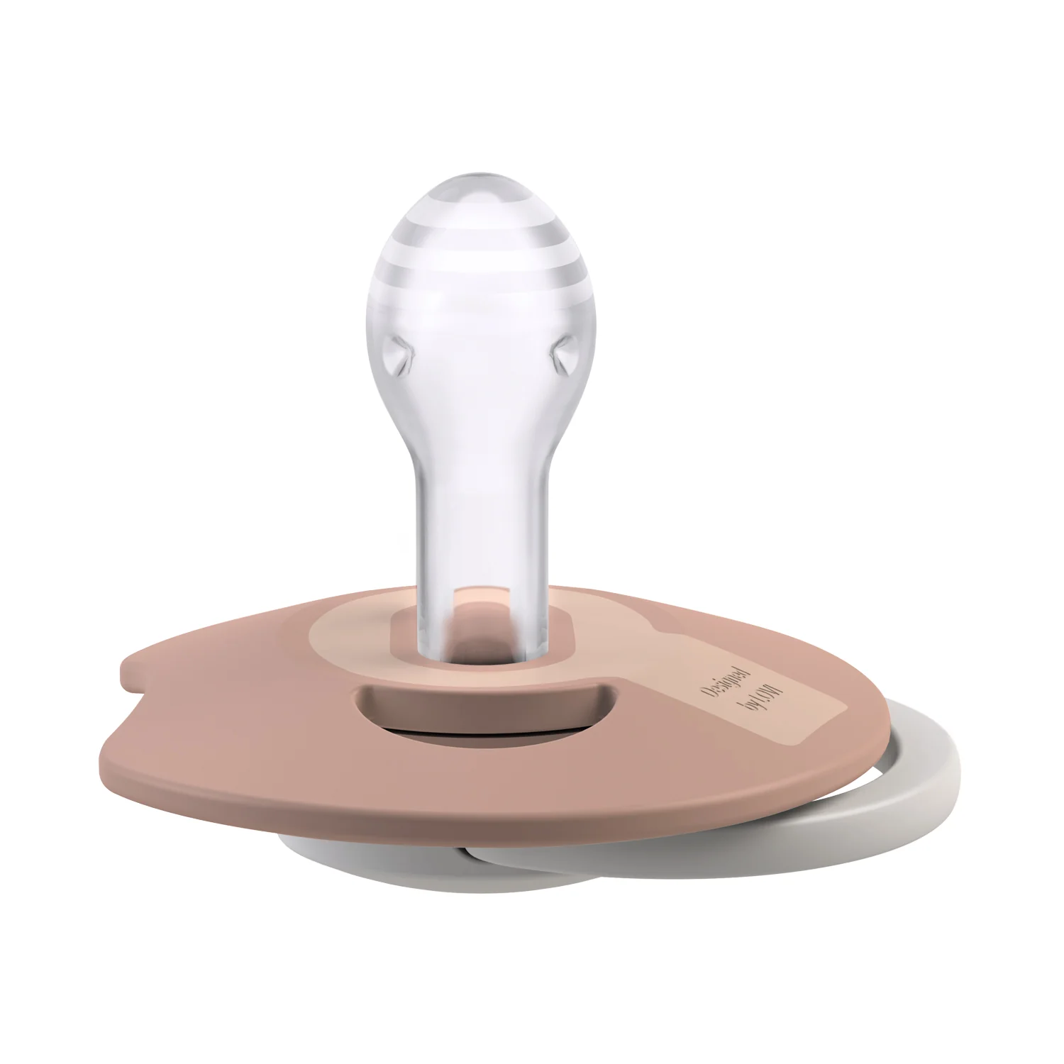 LOVI Prime Smoczek silikonowy dynamiczny 6-18m Ivory Glow/Blush Glow 2 sztuki