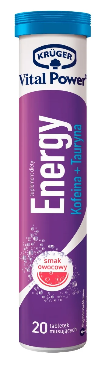 Krüger Vital Power Energy 20 tabletek musujących