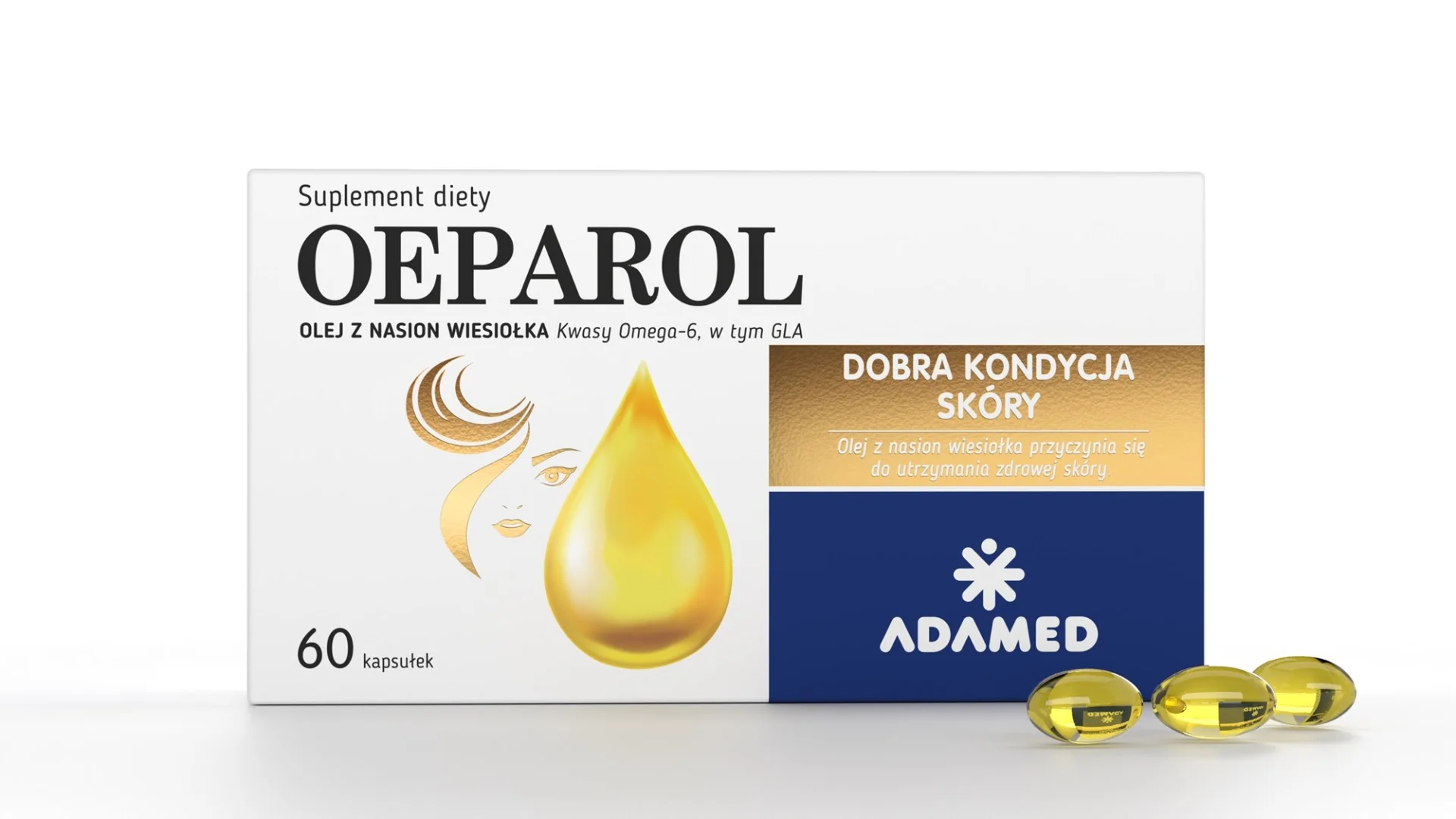 Oeparol olej z nasion wiesiołka, 60 kapsułek