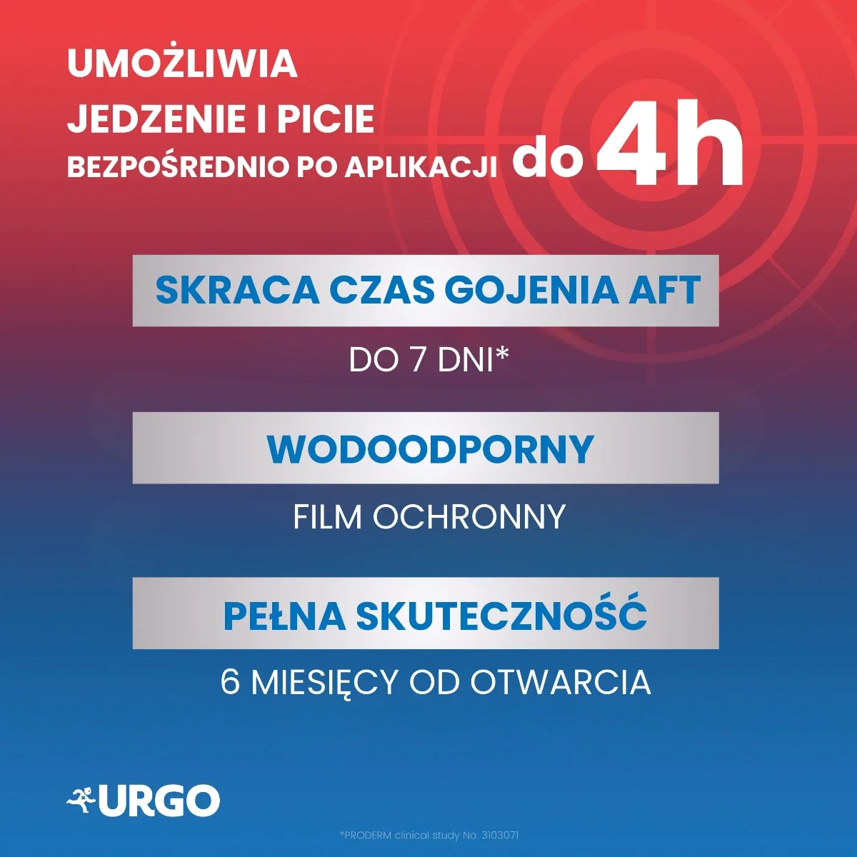 Urgo żel na afty i drobne rany w jamie ustnej, 6 ml