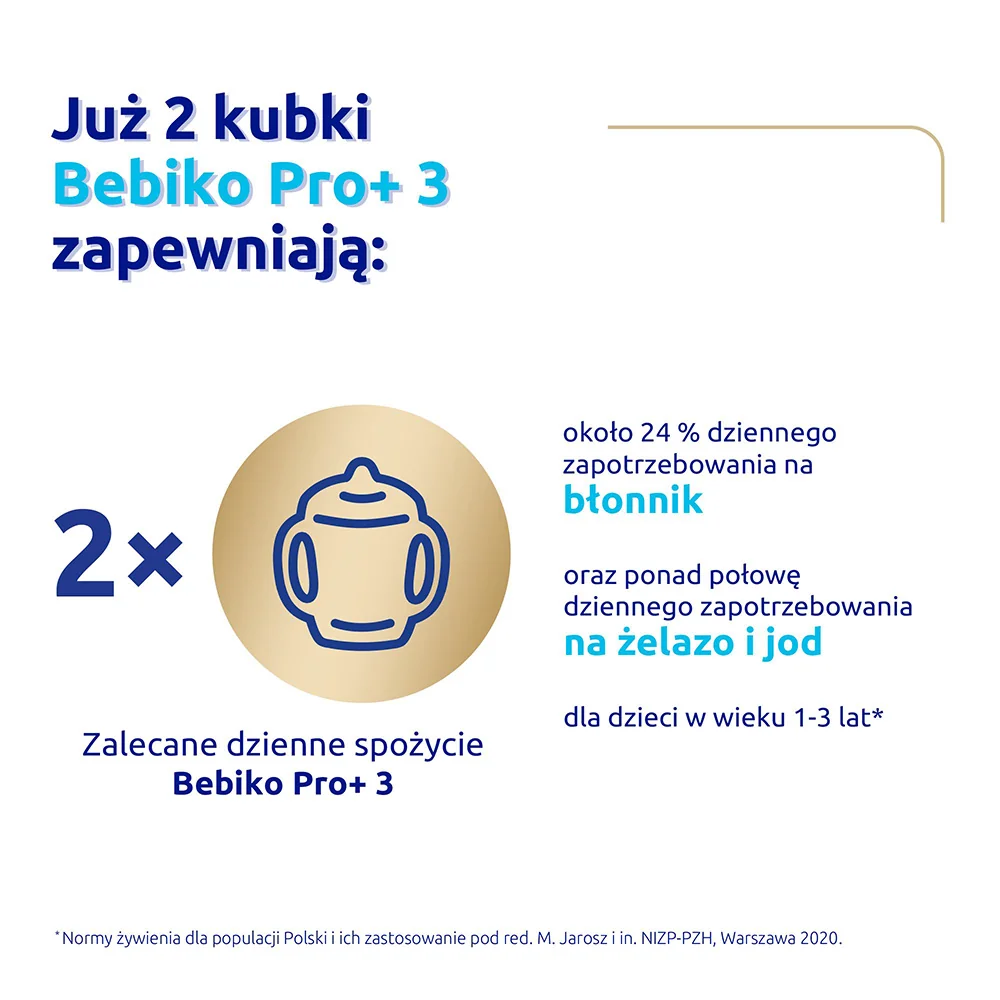 Bebiko Pro+ 3 Mleko modyfikowane dla dzieci powyżej 1. roku życia, 700 g