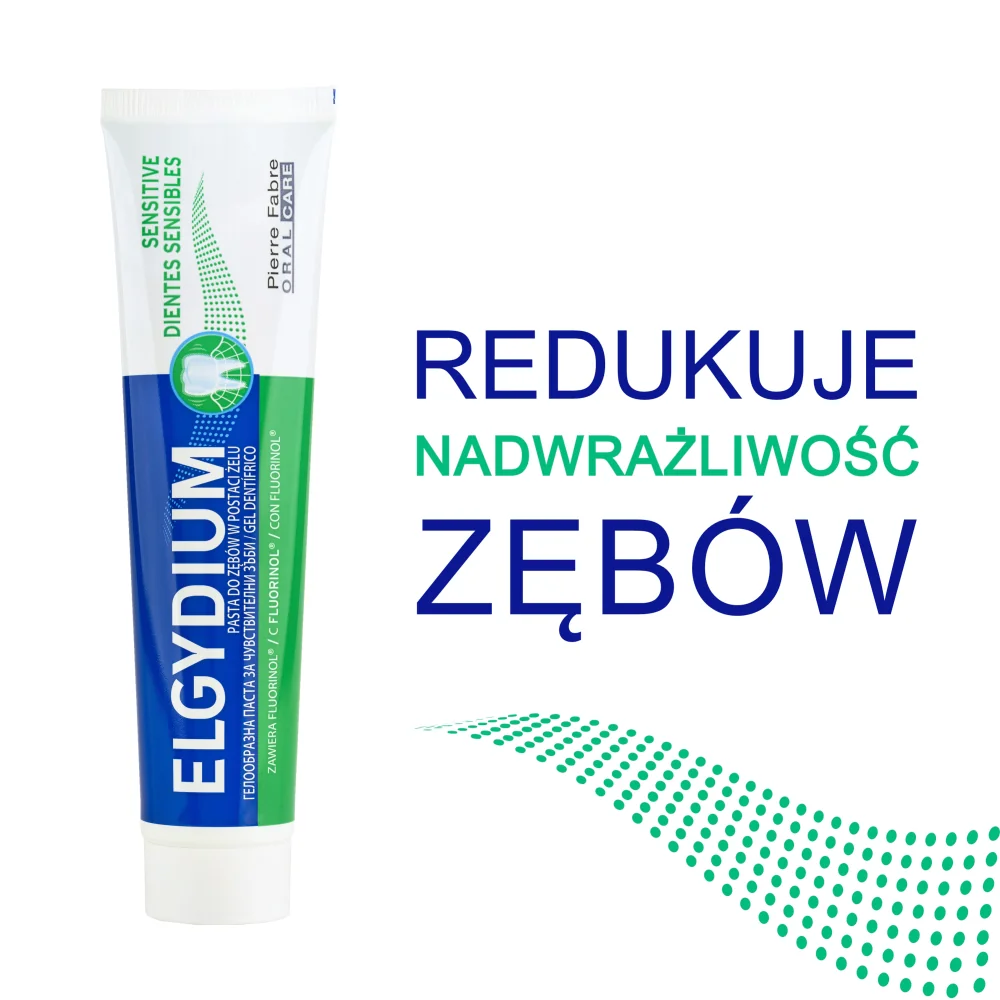 ELGYDIUM Sensitive pasta do zębów w postaci żelu, 75ml