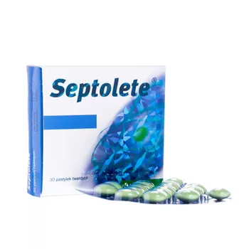 Septolete - lek o działaniu odkażającym, 30 pastylek twardych 