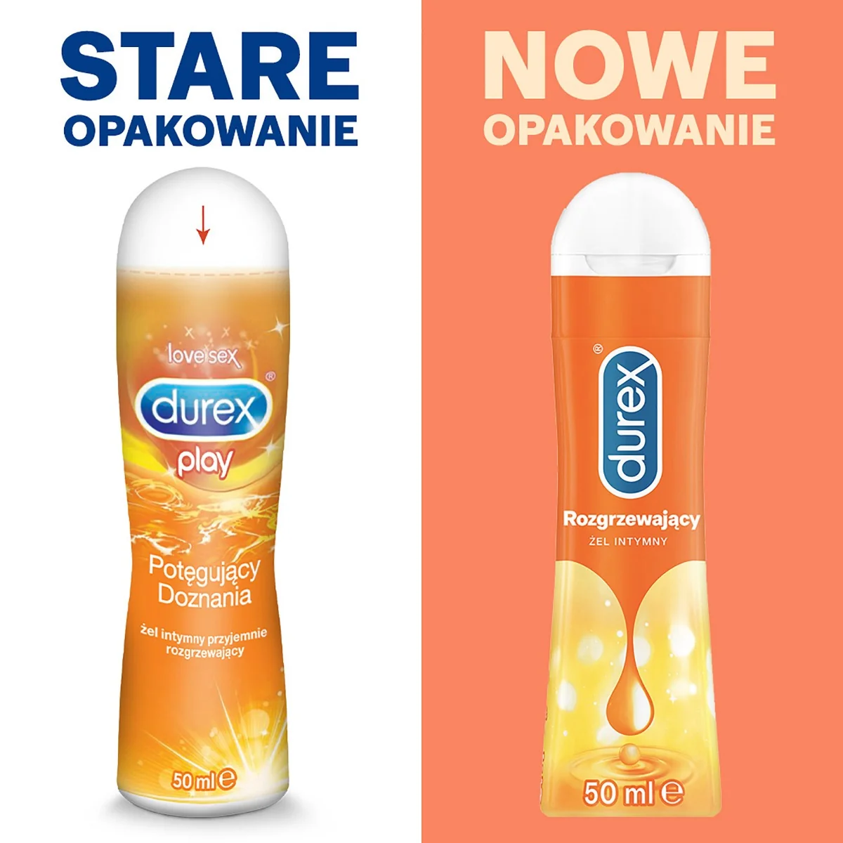 Durex Play żel intymny potęgujący doznania, 50 ml