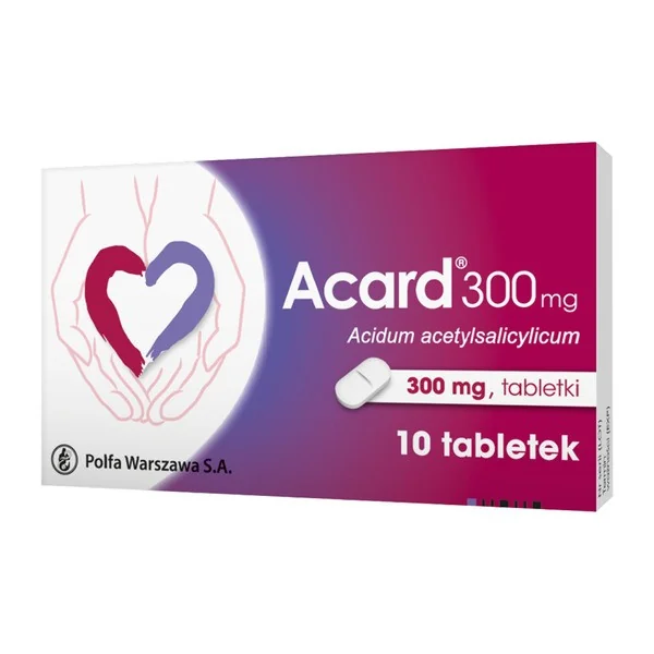 Acard, 300 mg 10 tabletek