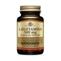 Solgar L-Glutamina, suplement diety, 50 kapsułek