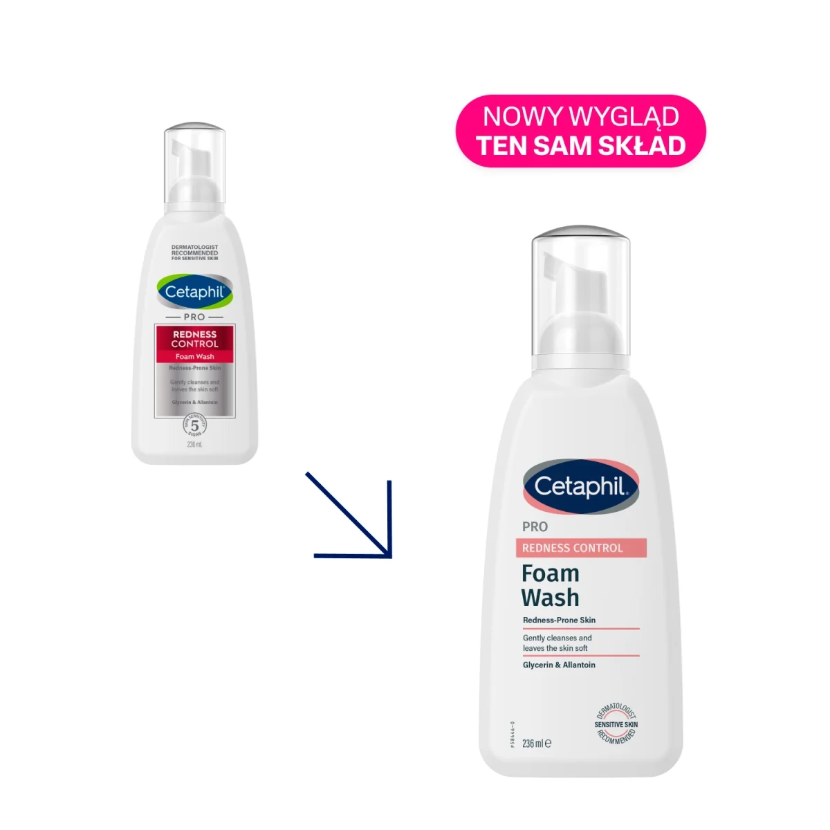 Cetaphil Pro Redness Control pianka do mycia, 236 ml