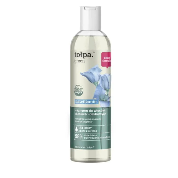 Tołpa Green Nawilżanie szampon do włosów cienkich i delikatnych, 300 ml