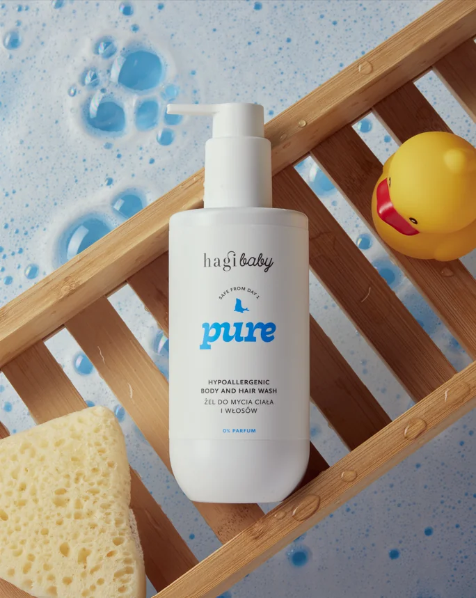 Hagi Baby Pure hipoalergiczny żel do mycia ciała i włosów dla dzieci, 300 ml