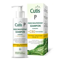 Cutis P przeciwłupieżowy szampon konopny z CBD, 150 ml