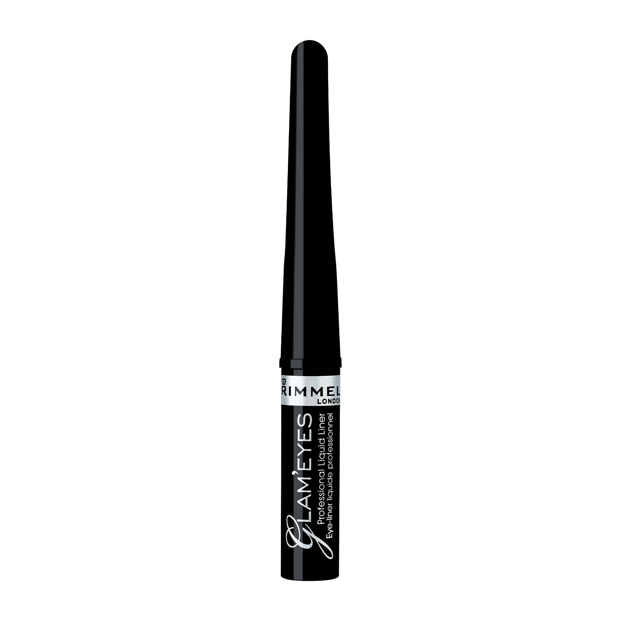 Rimmel Glam Eyes eyeliner w płynie 001 Black Glamour, 3,5 ml