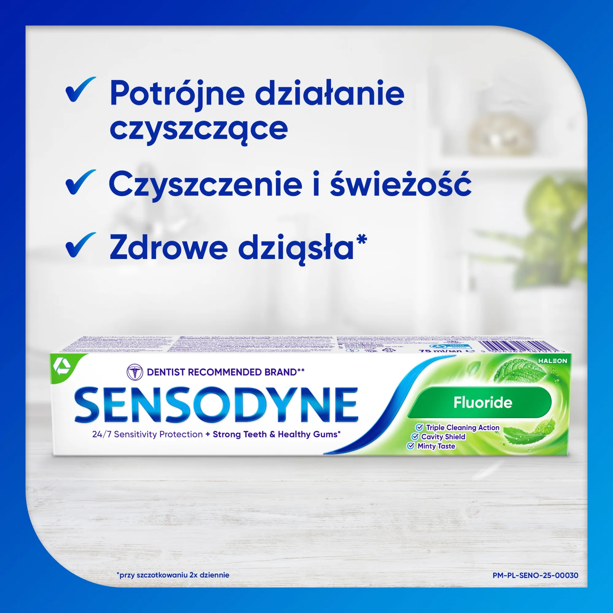 Sensodyne Fluoride pasta do zębów z fluorkiem, 75 ml