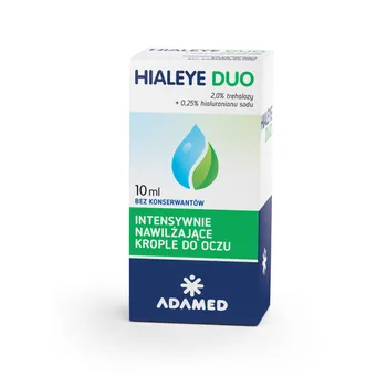 Hialeye Duo, krople do oczu, 10 ml 