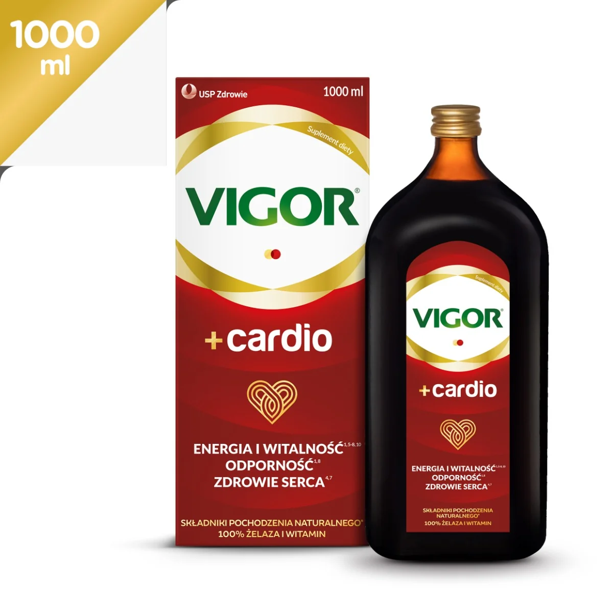 Vigor+ Cardio suplement diety, 1000 ml