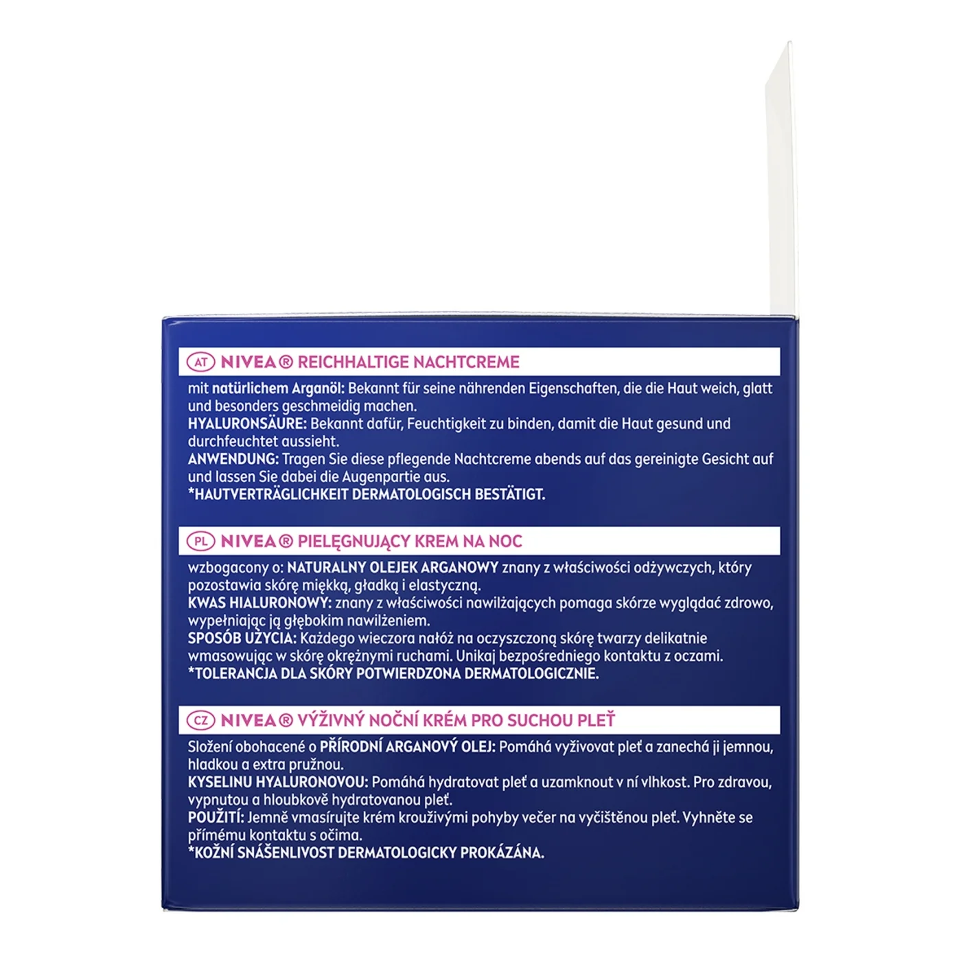 Nivea Night Cream Caring krem na noc dla cery suchej, 50 ml