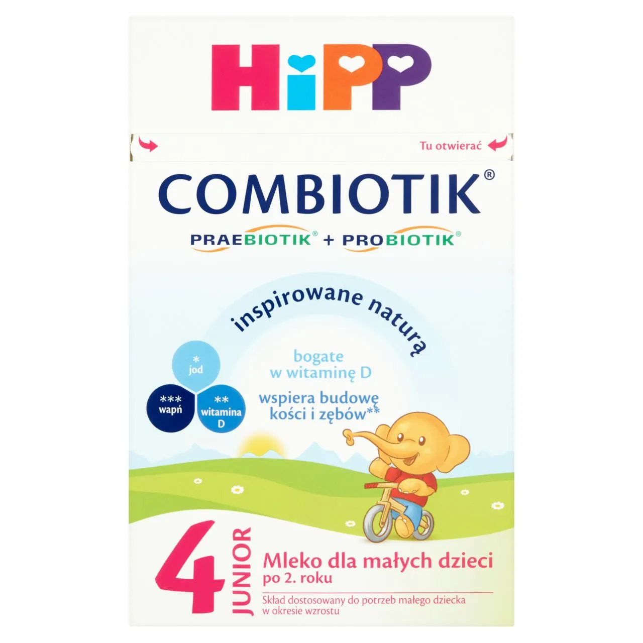 Hipp 4 Junior Combiotik, mleko po 2 roku życia, 600 g