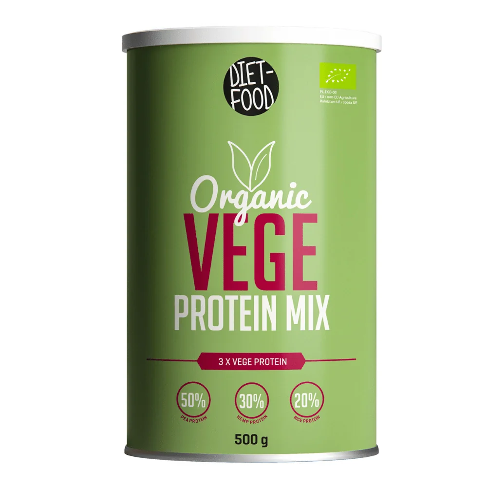 DIET-FOOD Białko Wege Mix BIO 500 g