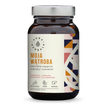 Aura Herbals Moja wątroba Karczoch + Ostropest + Kurkuma