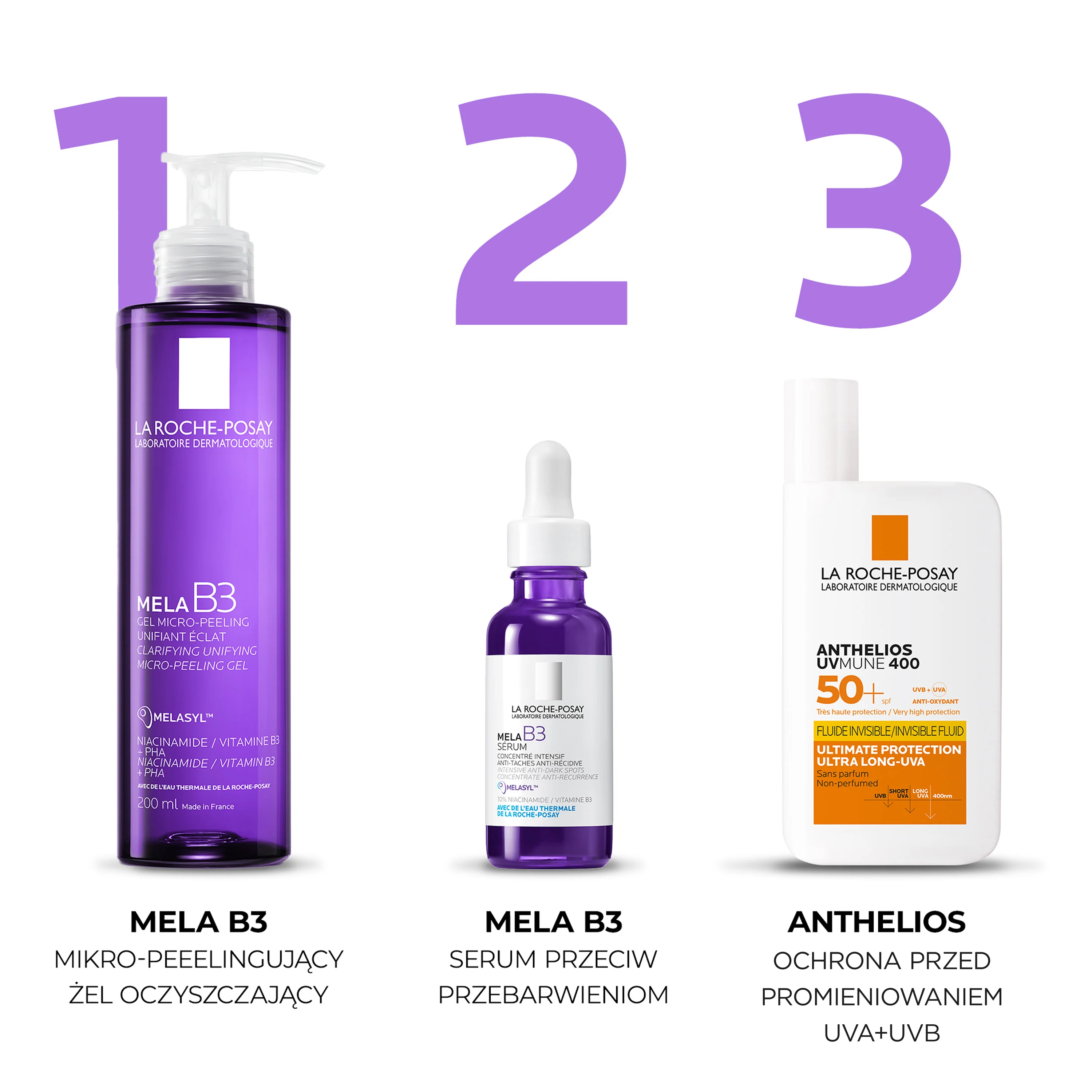 La Roche-Posay Mela B3 mikro-peelingujący żel oczyszczający przeciw przebarwieniom, 200 ml