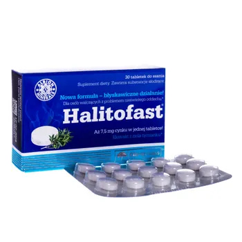 Olimp Halitofast, suplement diety, 30 tabletek do ssania 