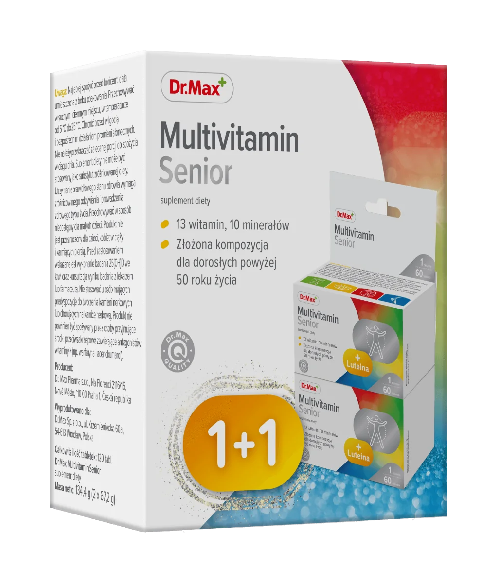 Dr. Max Multivitamin Senior 60+ 60 tabletek